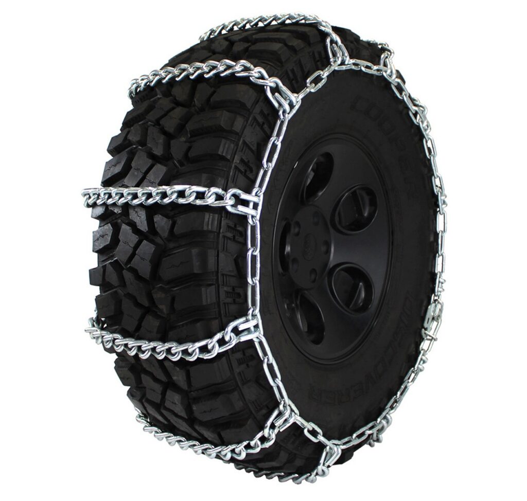 Wide Base (Super Single) Mud Service Truck Tire Chains