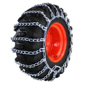 Ladder Pattern Round Twist Link Skid Loader Tire Chains